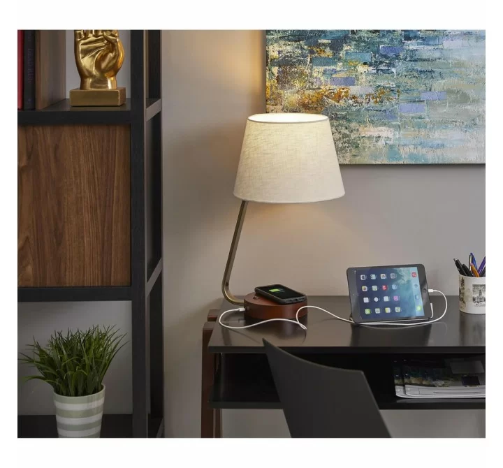 Adesso Louie AdessoCharge Table Lamp