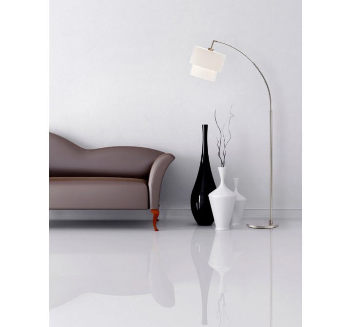 Adesso Gala Arc Lamp Steel