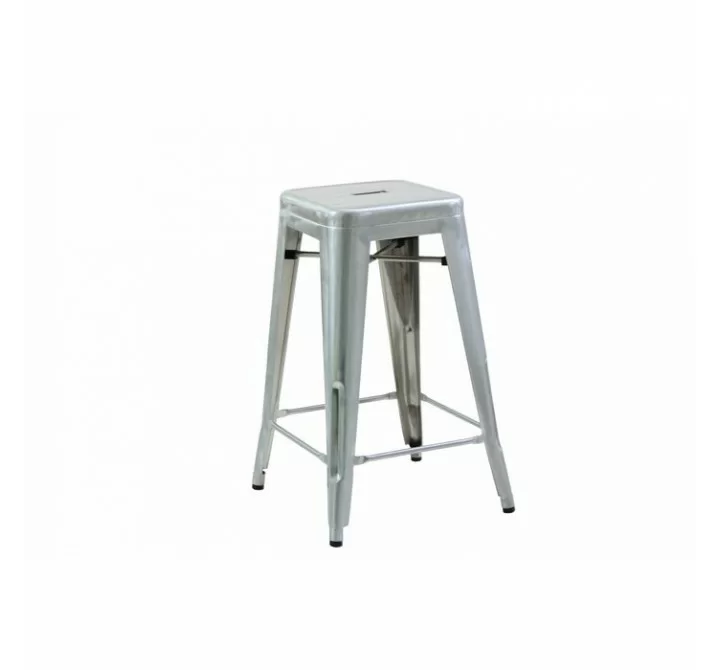 H&D Seating Tolix Style Backless Barstool - Set of 4