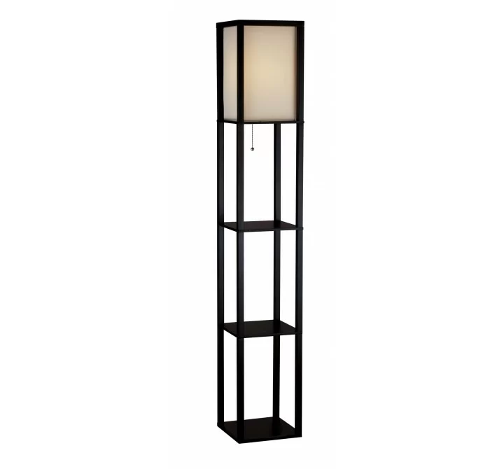 Adesso Wright Shelf Floor Lamp
