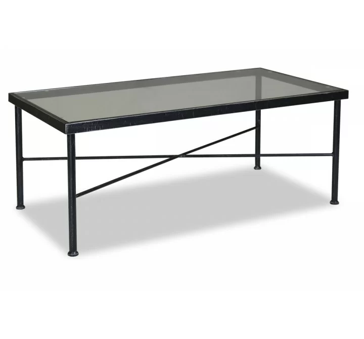 Provence Aluminum Coffee Table - Front Side Angle