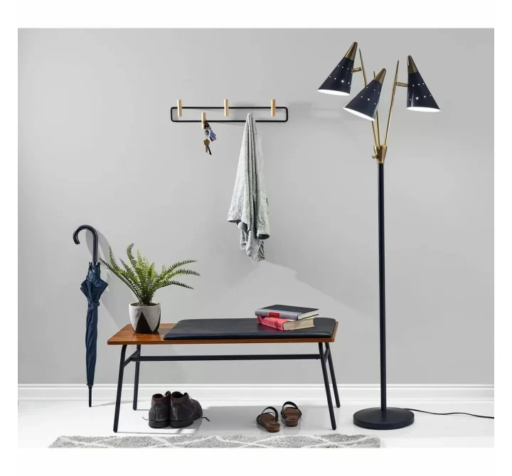 Adesso Nadine 3-Arm Floor Lamp