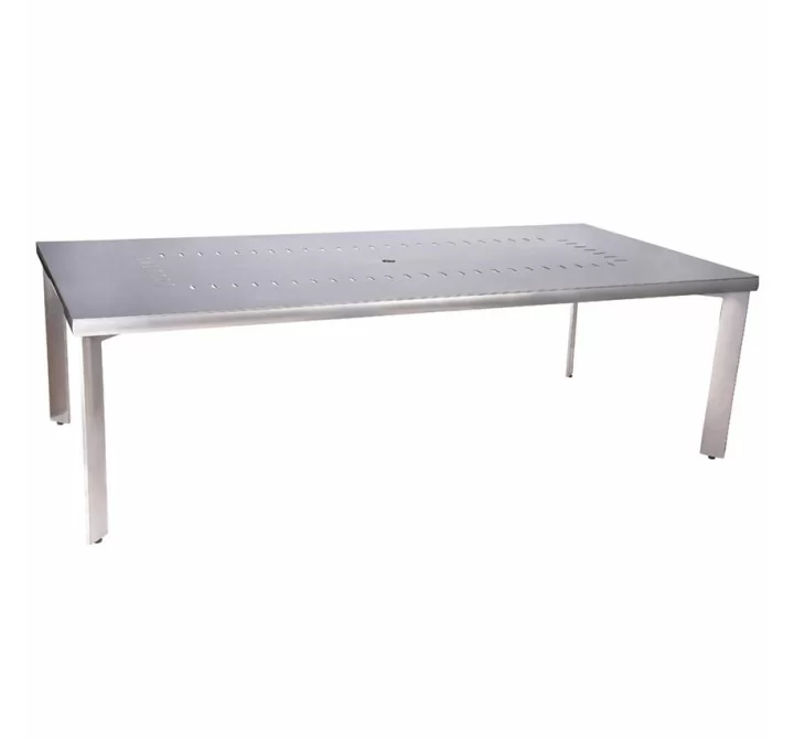Woodard Metropolis Rectangular Dining Umbrella Table