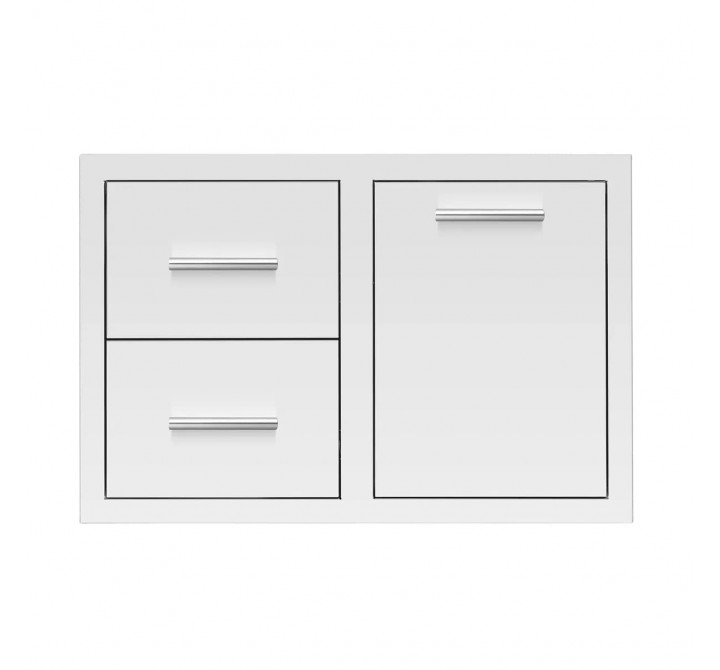 Summerset Grills 33 2-Drawer & Vented LP Tank Pullout Drawer Combo