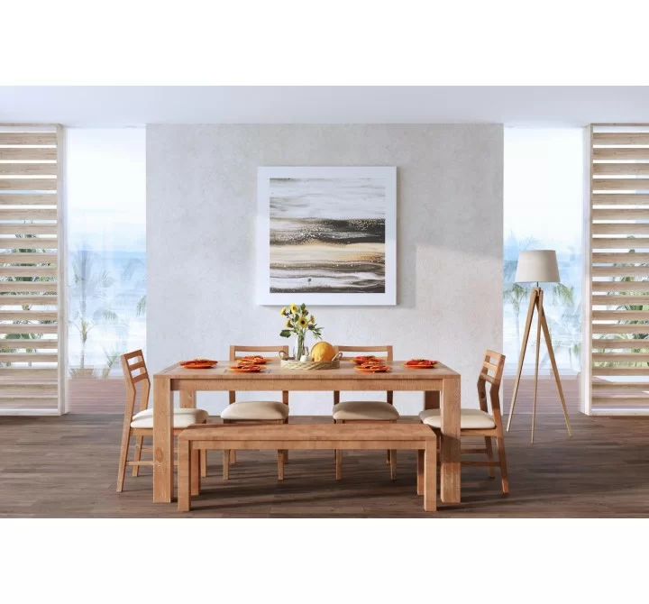 Alpine Furniture Aiden Dining Bench - Lifestyle