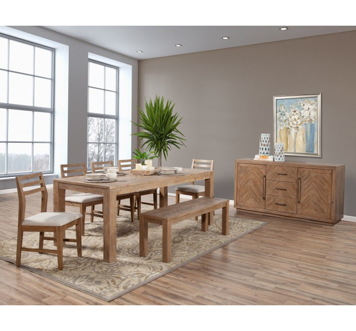 Alpine Furniture Aiden Side Chairs - Set of Two - Lifestyle