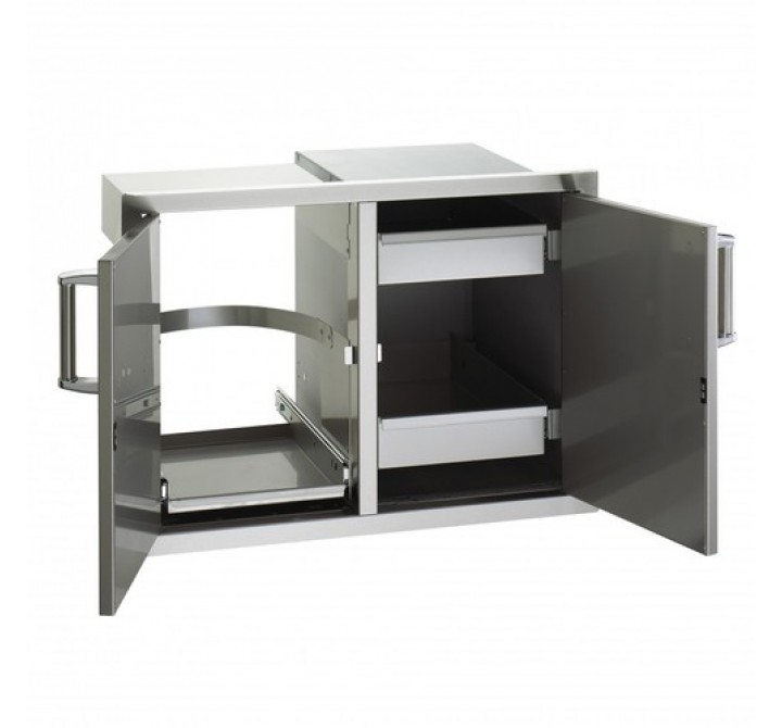 Fire Magic Select Double Door w/ Trash Tray & Dual Drawers