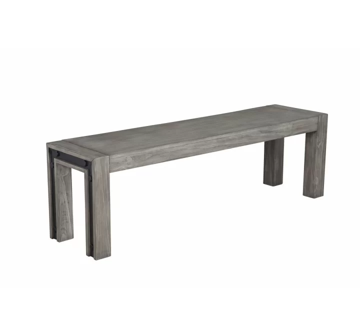 Alpine Furniture Fallon Bench - Angled