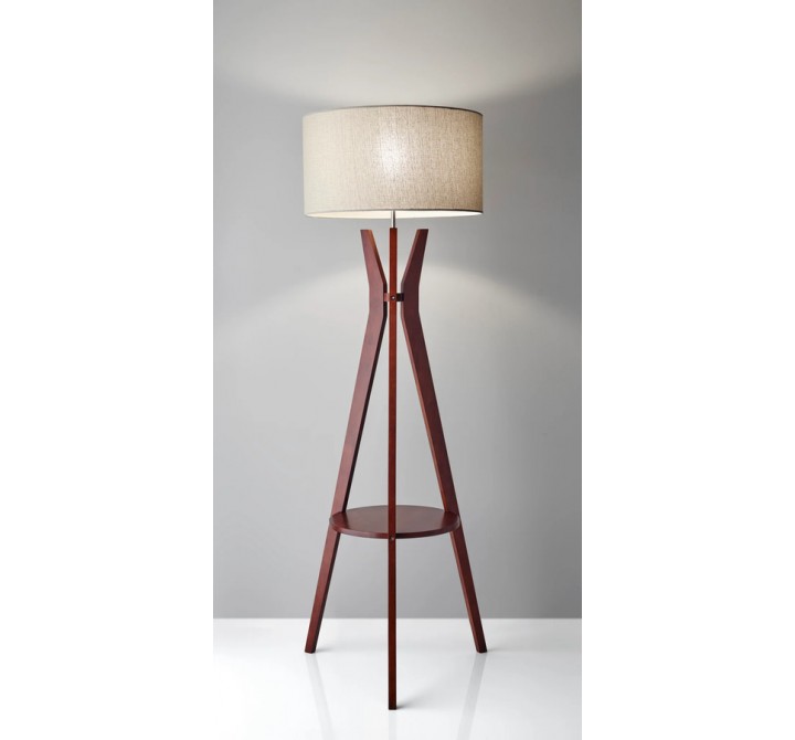 Adesso Bedford Shelf Floor Lamp