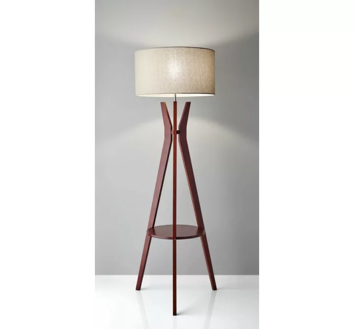 Adesso Bedford Shelf Floor Lamp