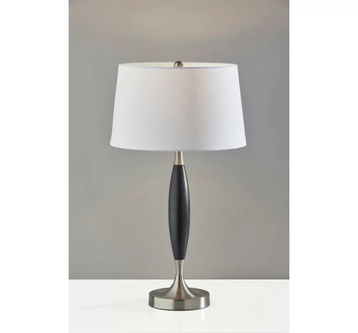 Adesso Pinn Table Lamp Brushed Steel 