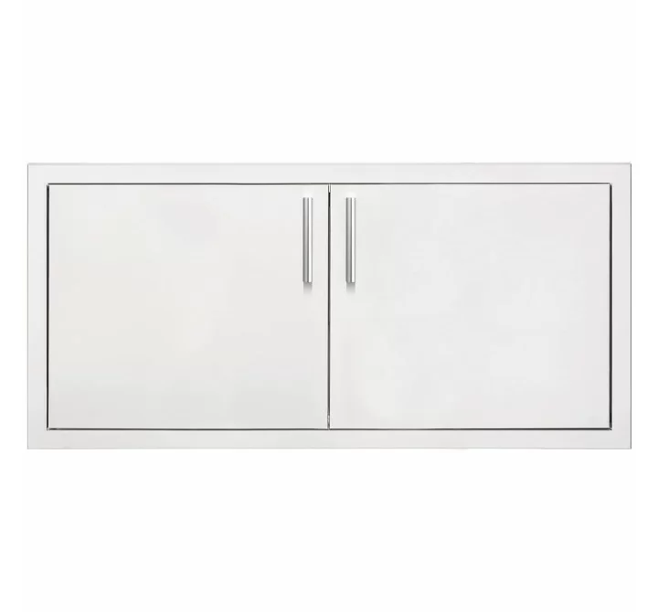 Summerset Grills 36 2-Drawer Dry Storage Pantry & Enclosed Cabinet Combo - Front