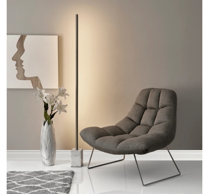 Adesso Felix LED Wall Washer Brushed Steel