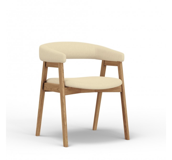 Alpine Furniture Cove Chairs in Natural - Set of 2 - Angled