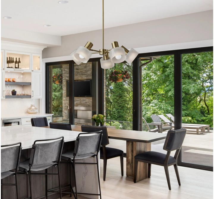 Adesso Rhodes Chandelier 