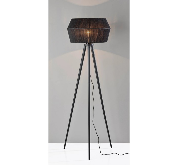 Adesso Montana Floor Lamp Black