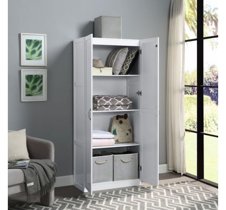 Manhattan Comfort Hopkins Modern Storage Closet 3.0 In White