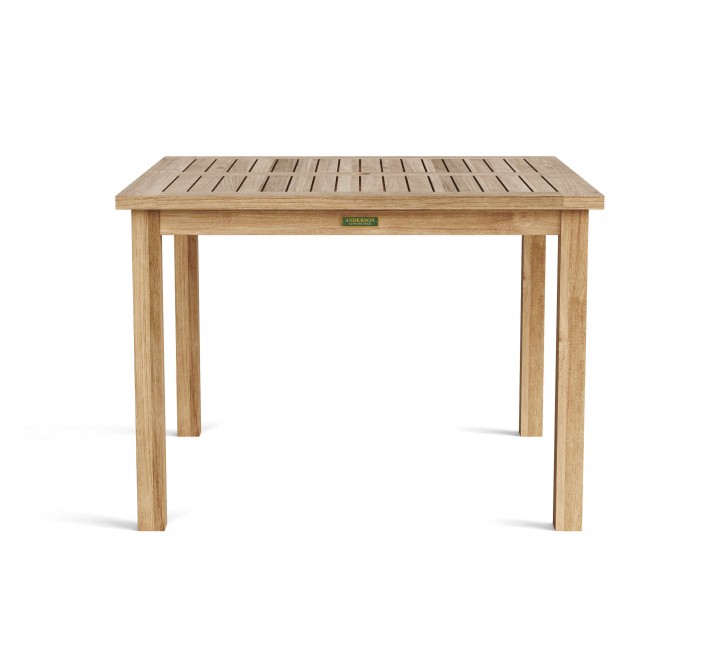 Anderson Teak Bahama 42" Square Table Front