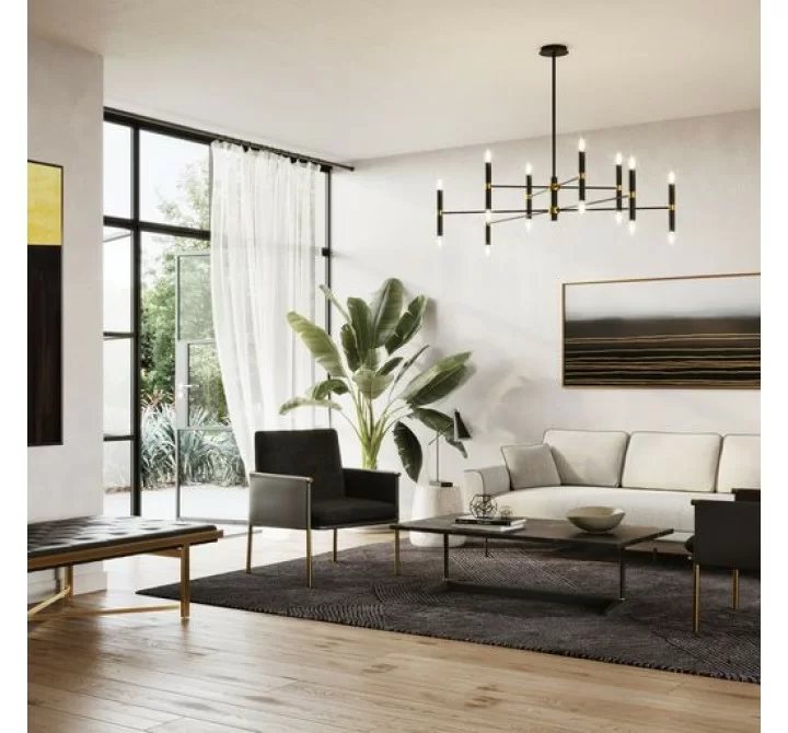 Sunpan Simonsen Sofa - San Remo Winter Cloud - Lifestyle