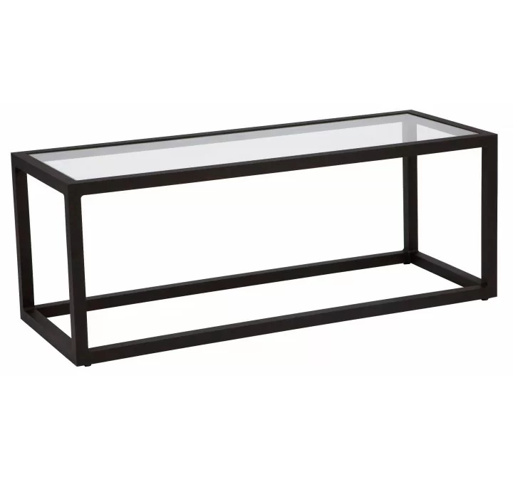 Woodard Salona Coffee Table with Glass Top - Angled