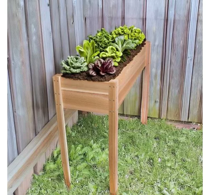 4-ft Planter Box on Legs - Lifestyle