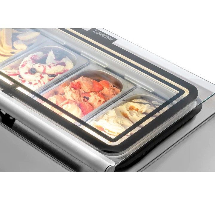 La Pavoni Nemox Magic Pro 100 Display Case - Top Angled