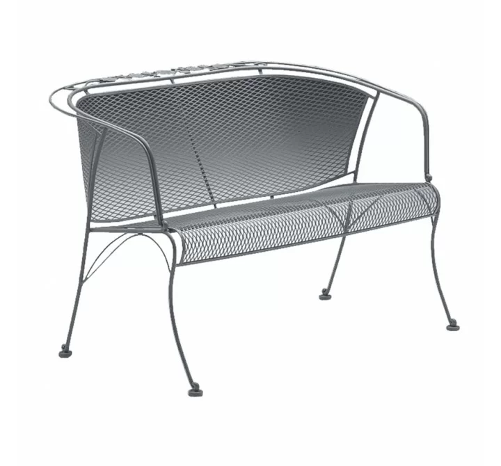 Woodard Briarwood Barrel Love Seat - Angled