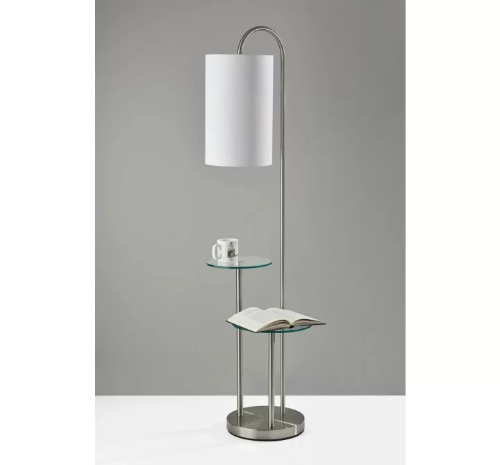 Adesso Leonard Shelf Floor Lamp 