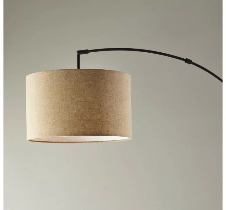 Adesso Preston Arc Lamp Dark Bronze