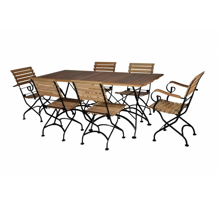French Café Bistro Dining Set - 7 Pieces