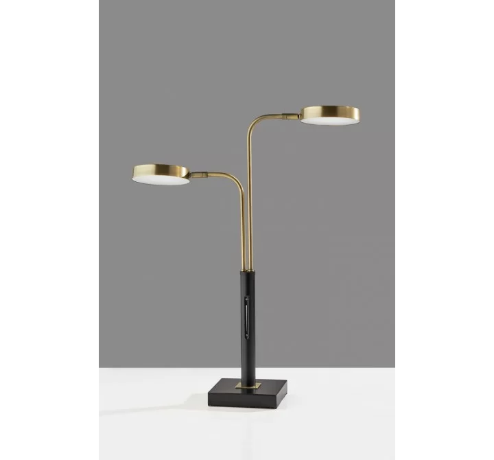 Adesso Rowan LED Desk Lamp With Smart Switch