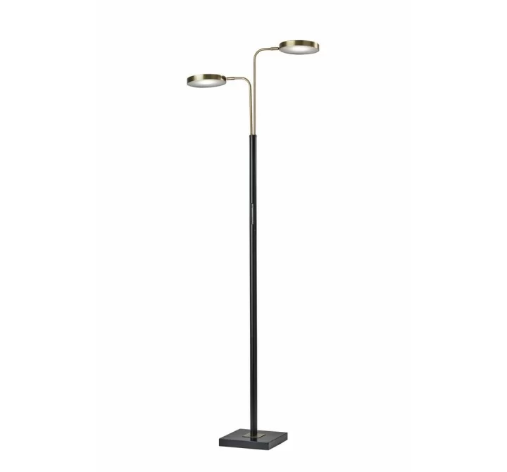 Adesso Rowan LED Floor Lamp with Smart Switch