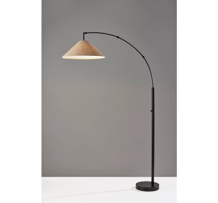 Adesso Braxton Arc Lamp Dark Bronze