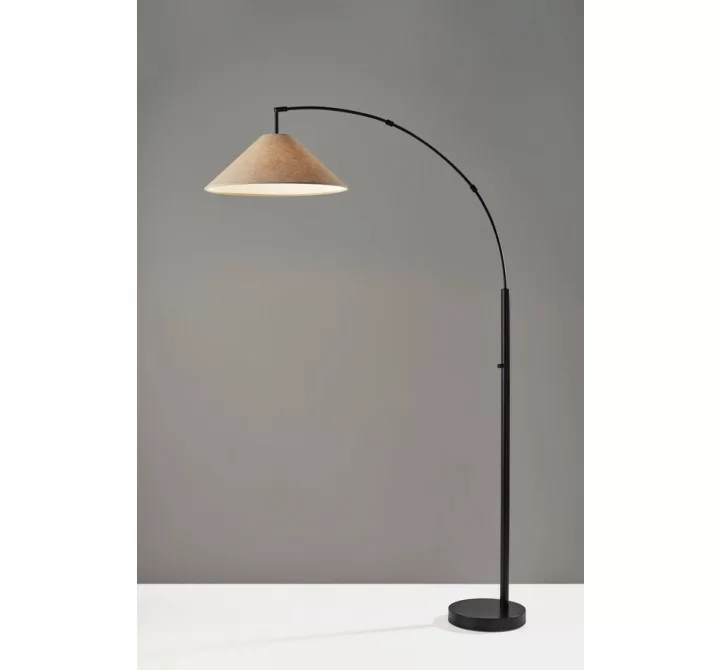 Adesso Braxton Arc Lamp Dark Bronze