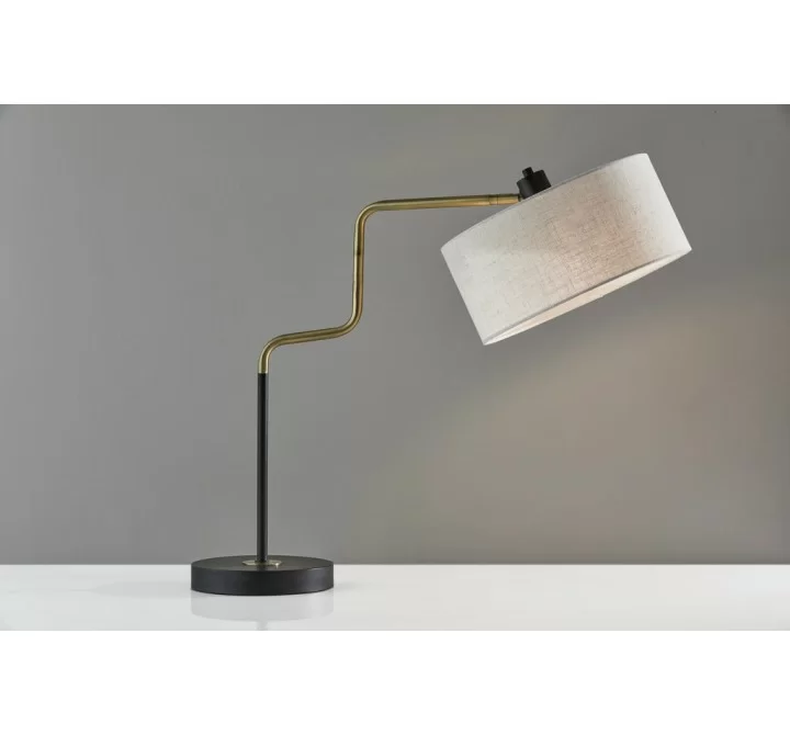 Adesso Jacob Table Lamp Black