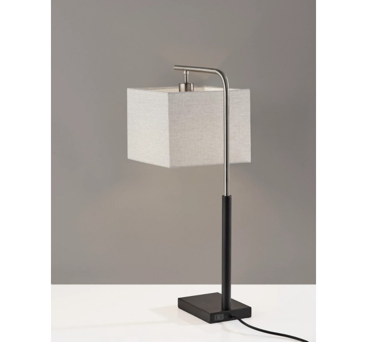 Adesso Flora Table Lamp Steel