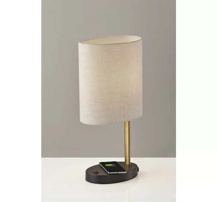 Adesso Curtis AdessoCharge Wireless Charging Table Lamp