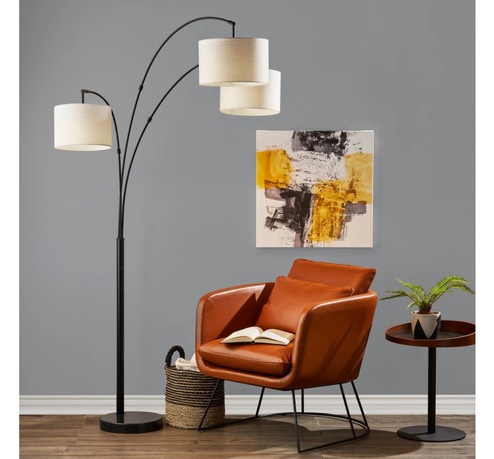 Adesso Bowery 3-Arm Arc Lamp