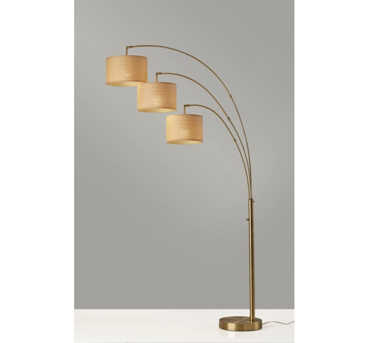 Adesso Bowery 3-Arm Arc Lamp