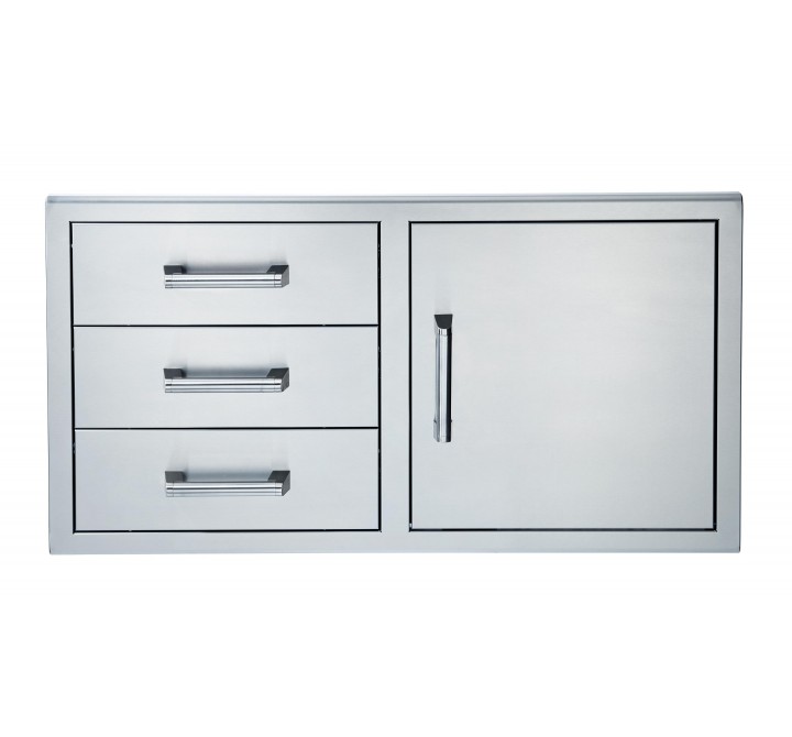 Broilmaster Single Door and 3 Drawer Combo - 42"