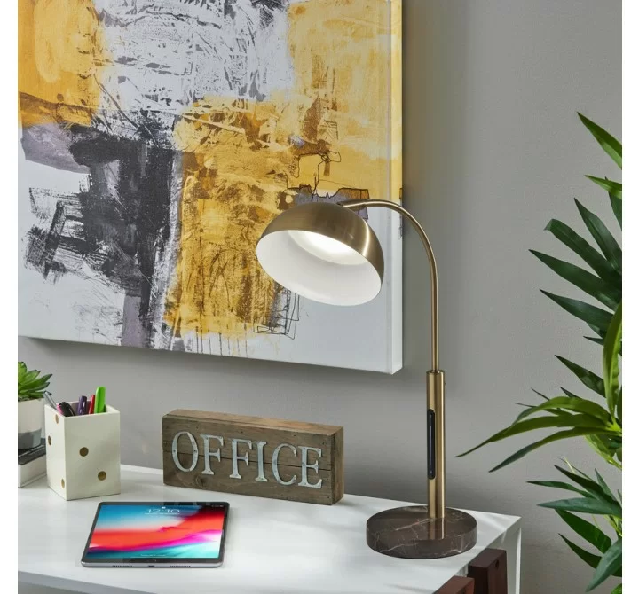 Adesso Bolton LED Desk Lamp With Smart Switch