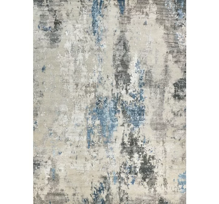 Exquisite Rugs Cosmo Handmade Hand-Knotted New Zealand Wool and Bamboo Silk Area Rug 004