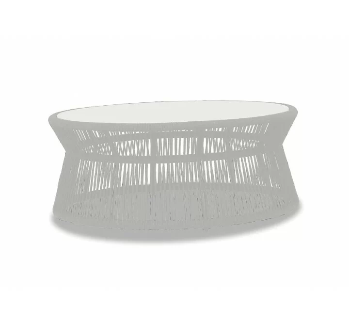 Milano Coffee Table w/ Honed Absolute Granite - Front Side Angle
