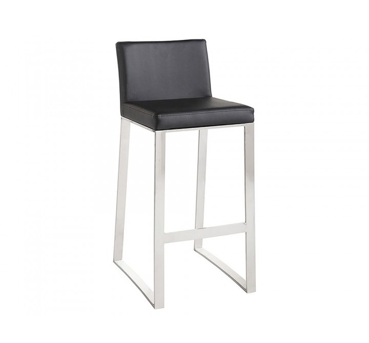 SUNPAN Architect Barstool - Black, Frontview