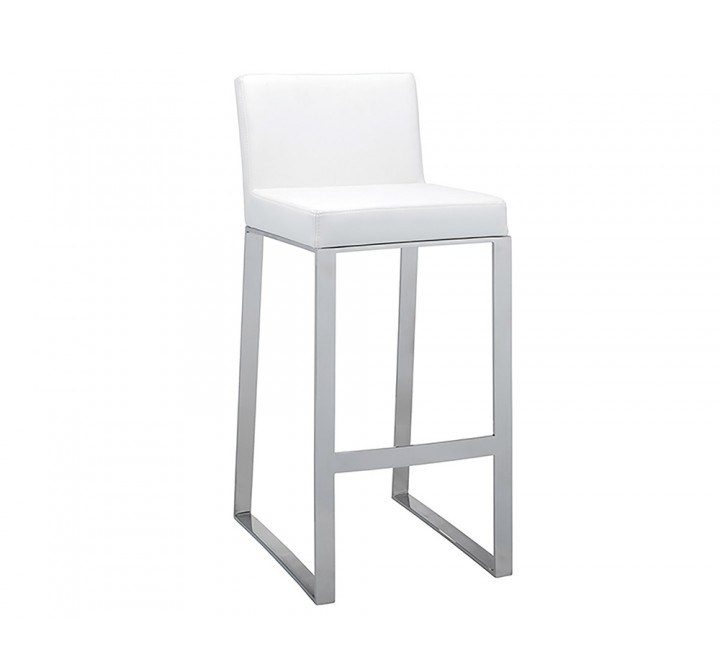 Architect Barstool - White - Angled View