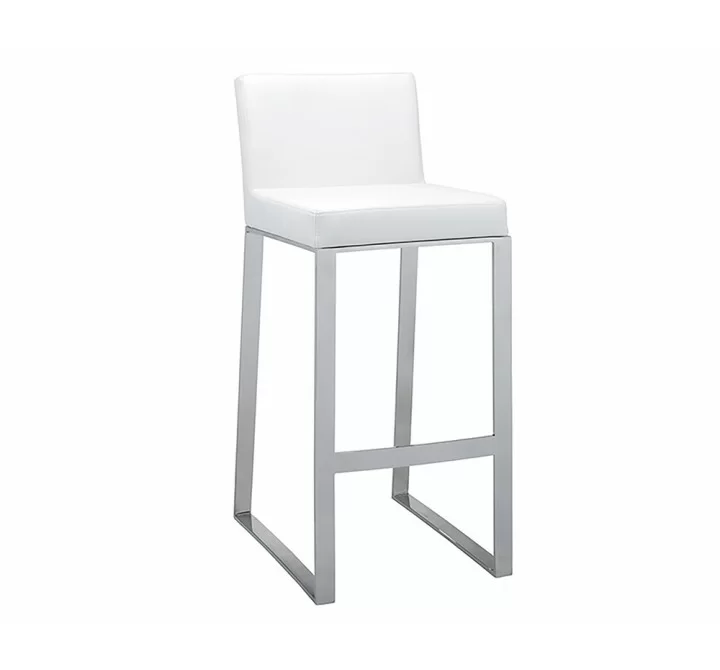 Architect Barstool - White - Angled View