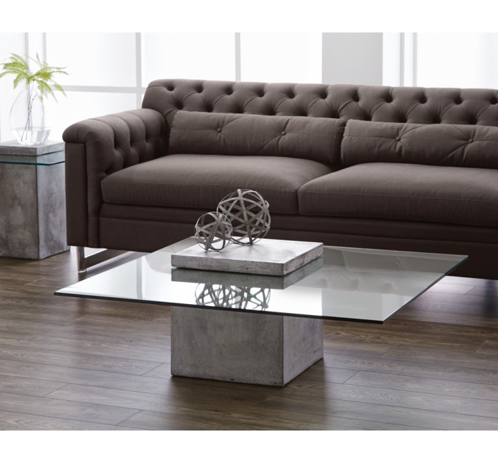 Sunpan Grange Coffee Table - Square - Anthracite Grey
