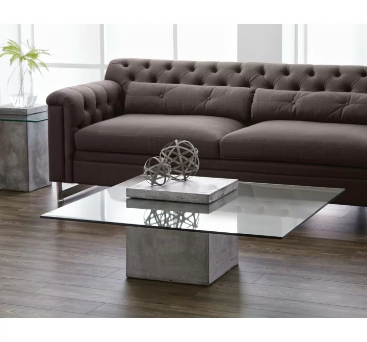 Sunpan Grange Coffee Table - Square - Anthracite Grey
