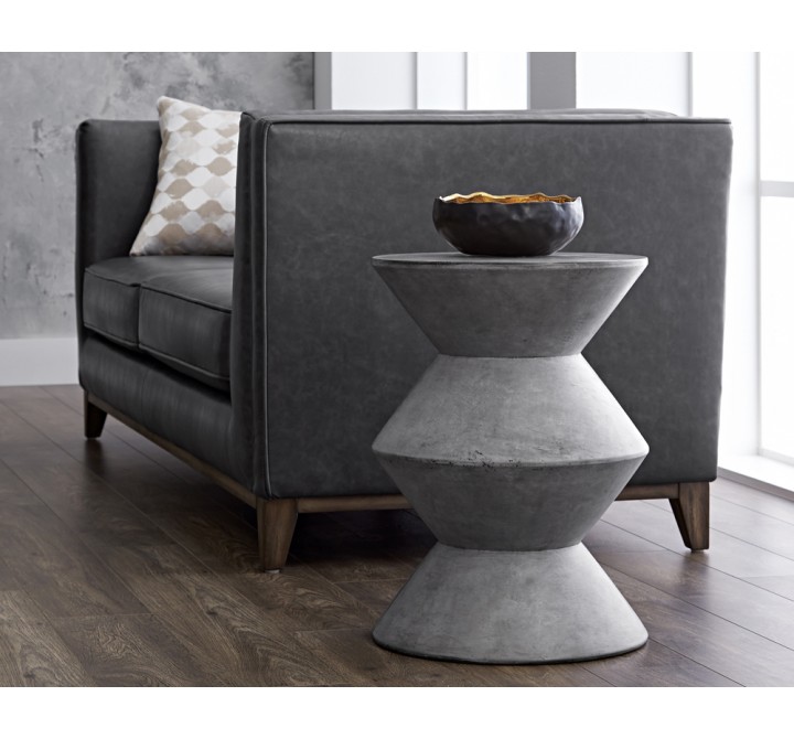 Union End Table - Anthracite Grey - Lifestyle