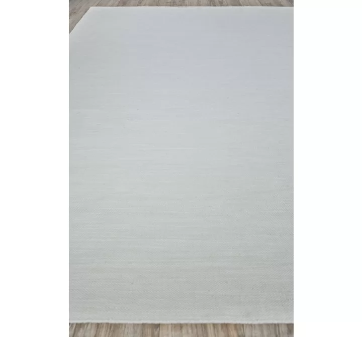 Exquisite Rugs Kashmir INDOOR/OUTDOOR Handmade Flatwoven PET Yarn Ivory 